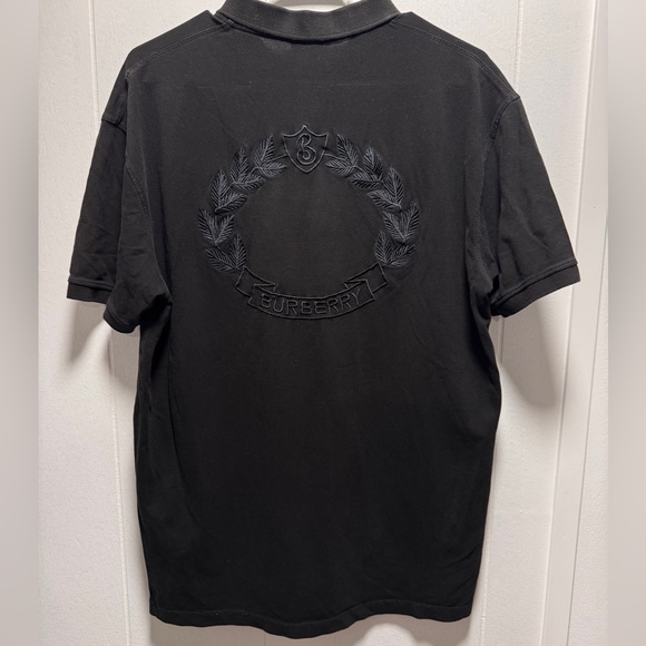 Burberry 'Walworth' Crest Polo-Shirt Black - Picture 5 of 7